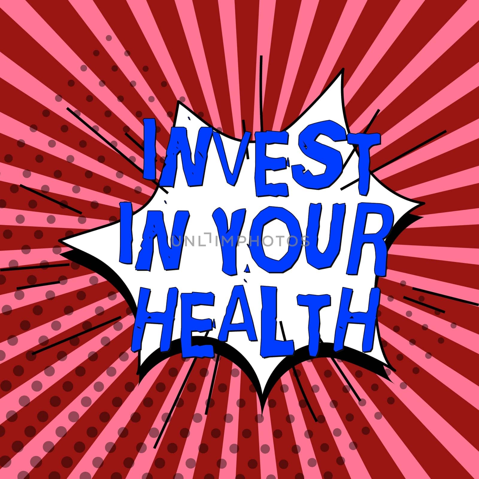Hand writing sign Invest In Your Health, Business showcase Live a Healthy Lifestyle Quality Food for Wellness