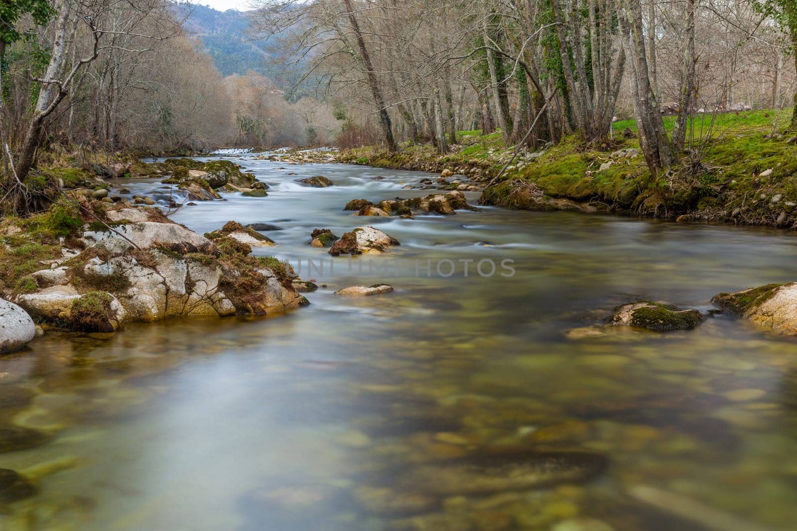 long exposure at the portuguese national park of Geres. Arcos de Valdevez, Portugal