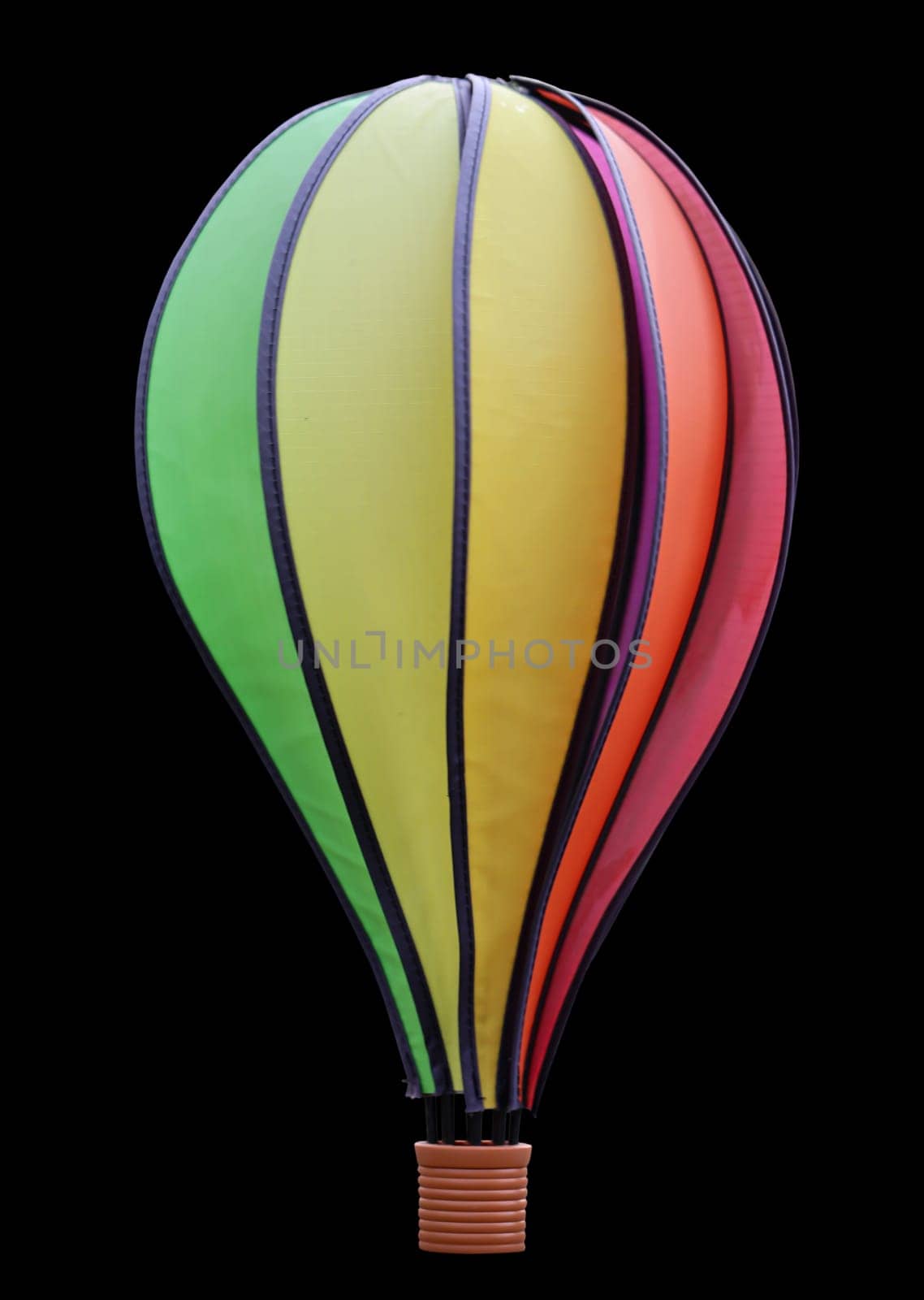 Wind chime, wind chime balloon, a balloon that can turn in the wind. A decorative element.