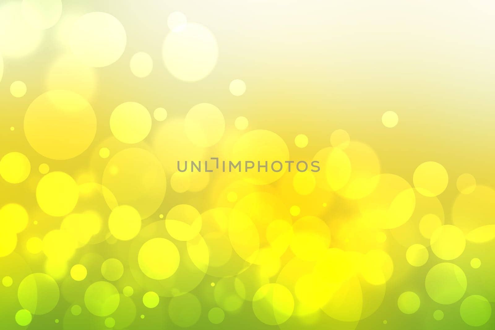 Abstract fresh delicate gradient green light and yellow pastel spring or summer bokeh background. Beautiful texture.