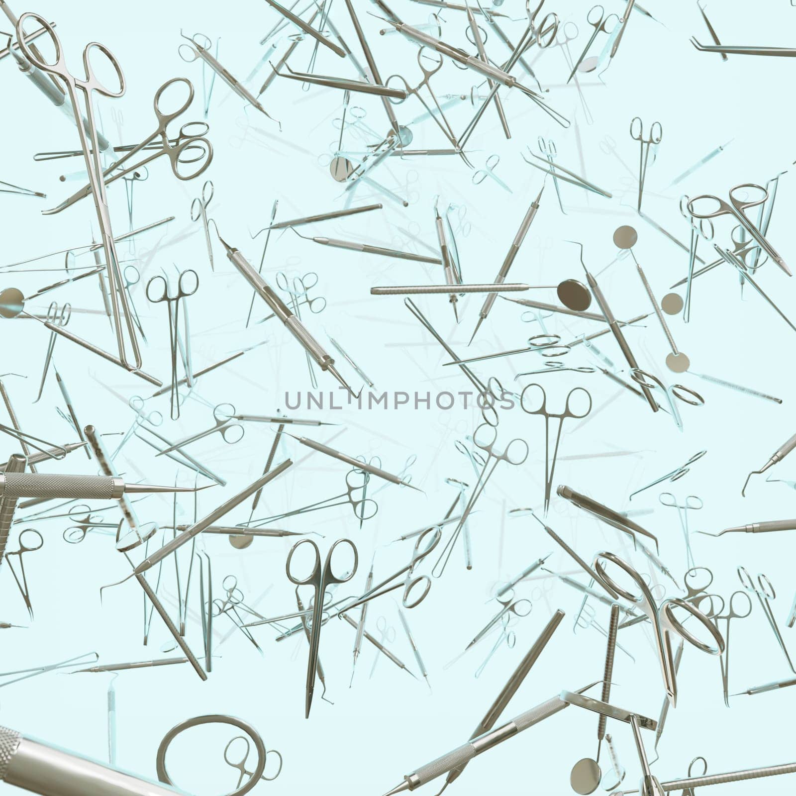 3D illustration Background for advertising and wallpaper in health and microbiology scene. 3D rendering in decorative concept.