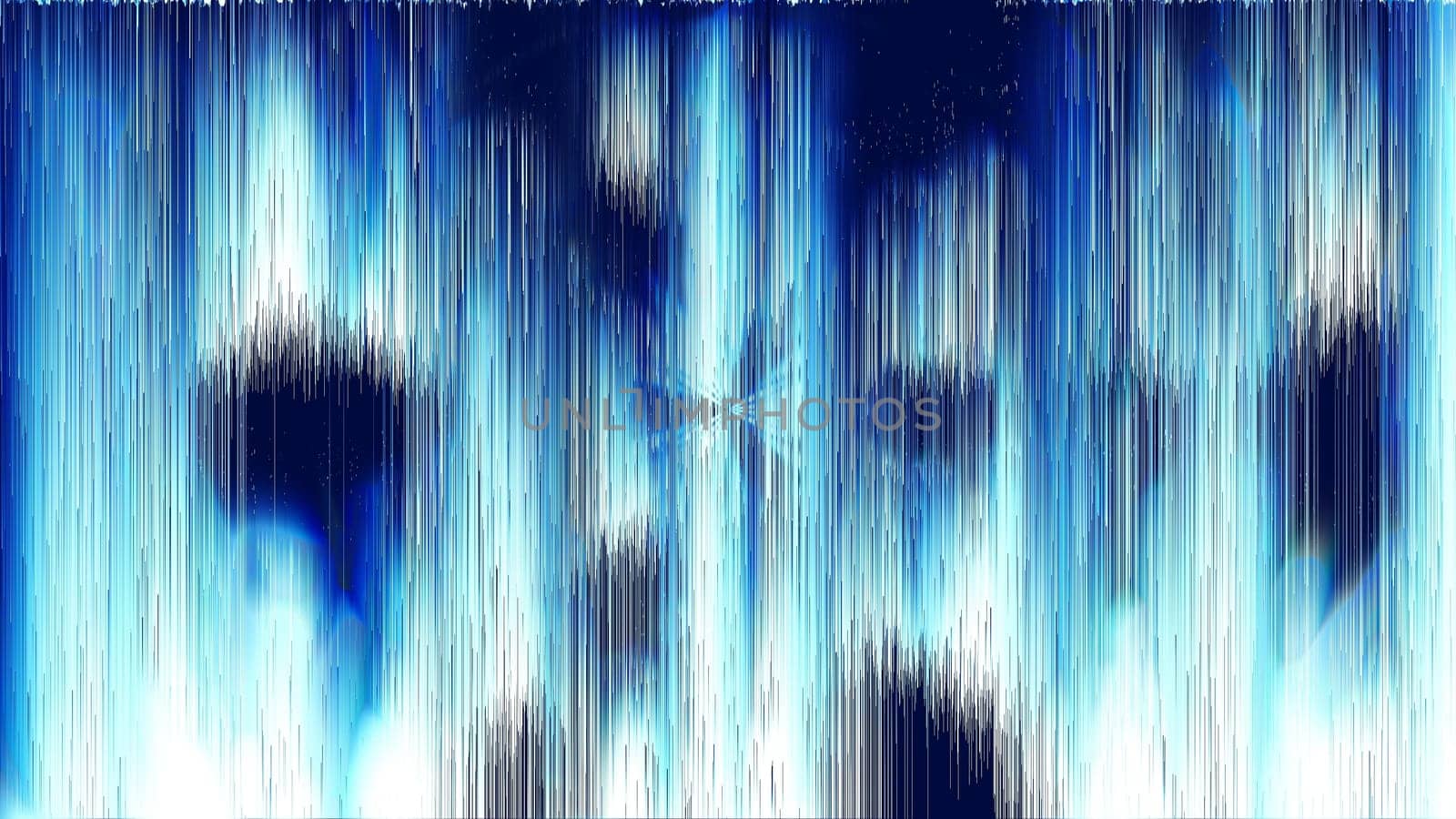 Pixel sort vertical of blue background. 2D layout illustration