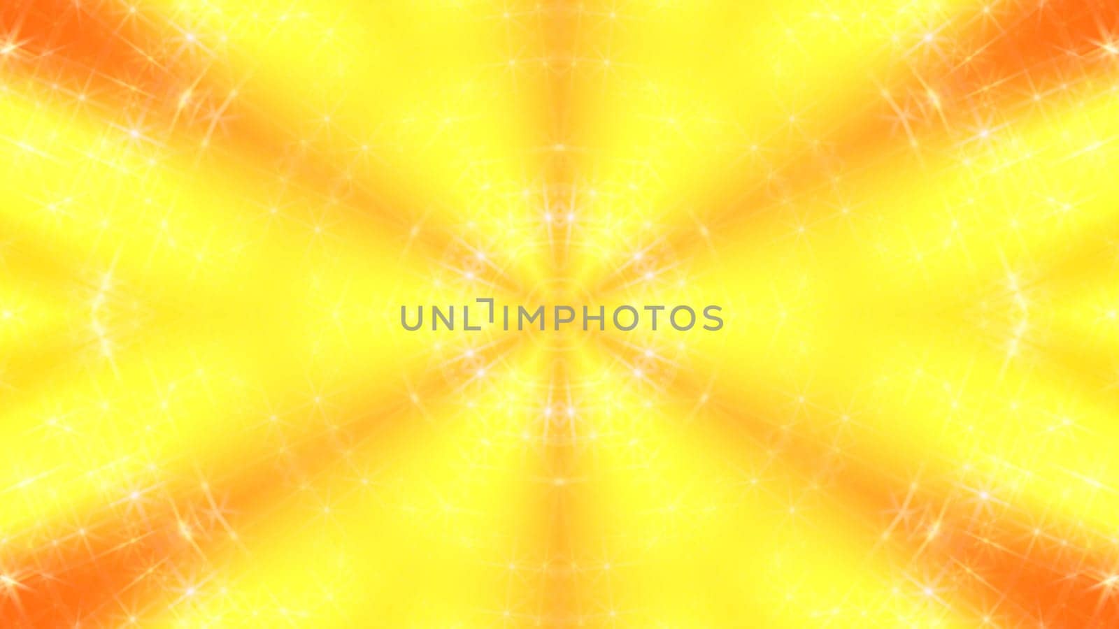 Yellow soft blur brilliant particle glow background. 2D layout illustration