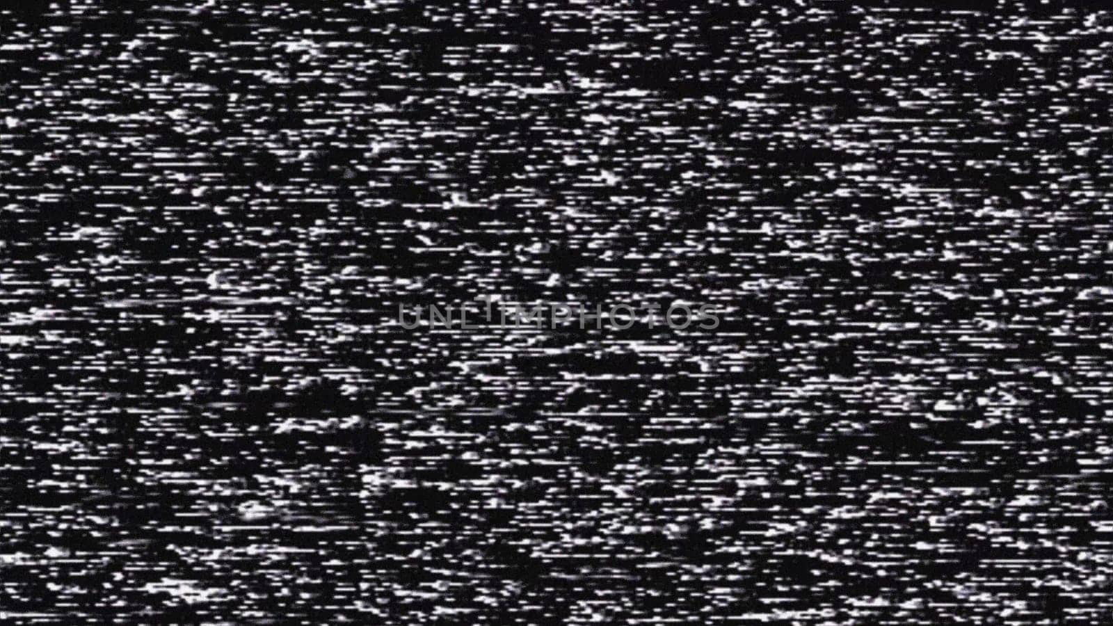 Grey pixel sort grunge tv damage background. 2D layout illustration