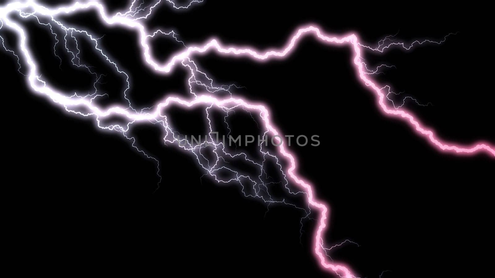 White and pink thunder zap strike background. 2D layout illustration
