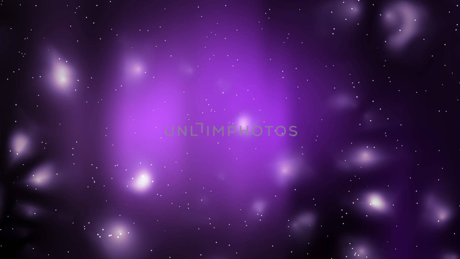 Purple star glow universe background. 2D layout illustration
