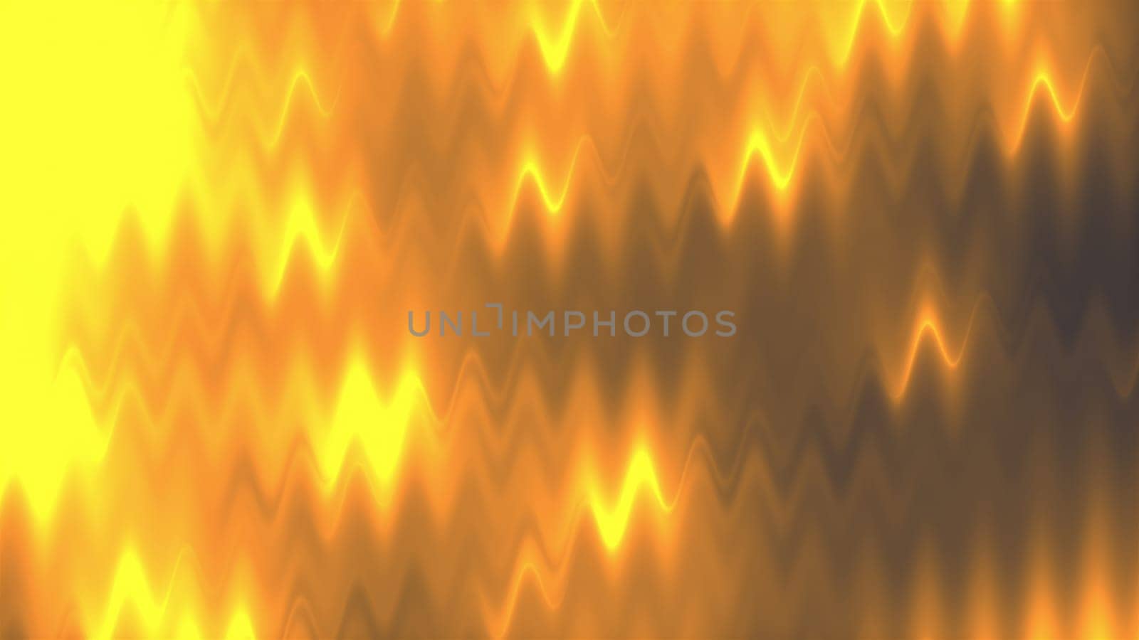 Waving neon lines. Computer generated 3d render