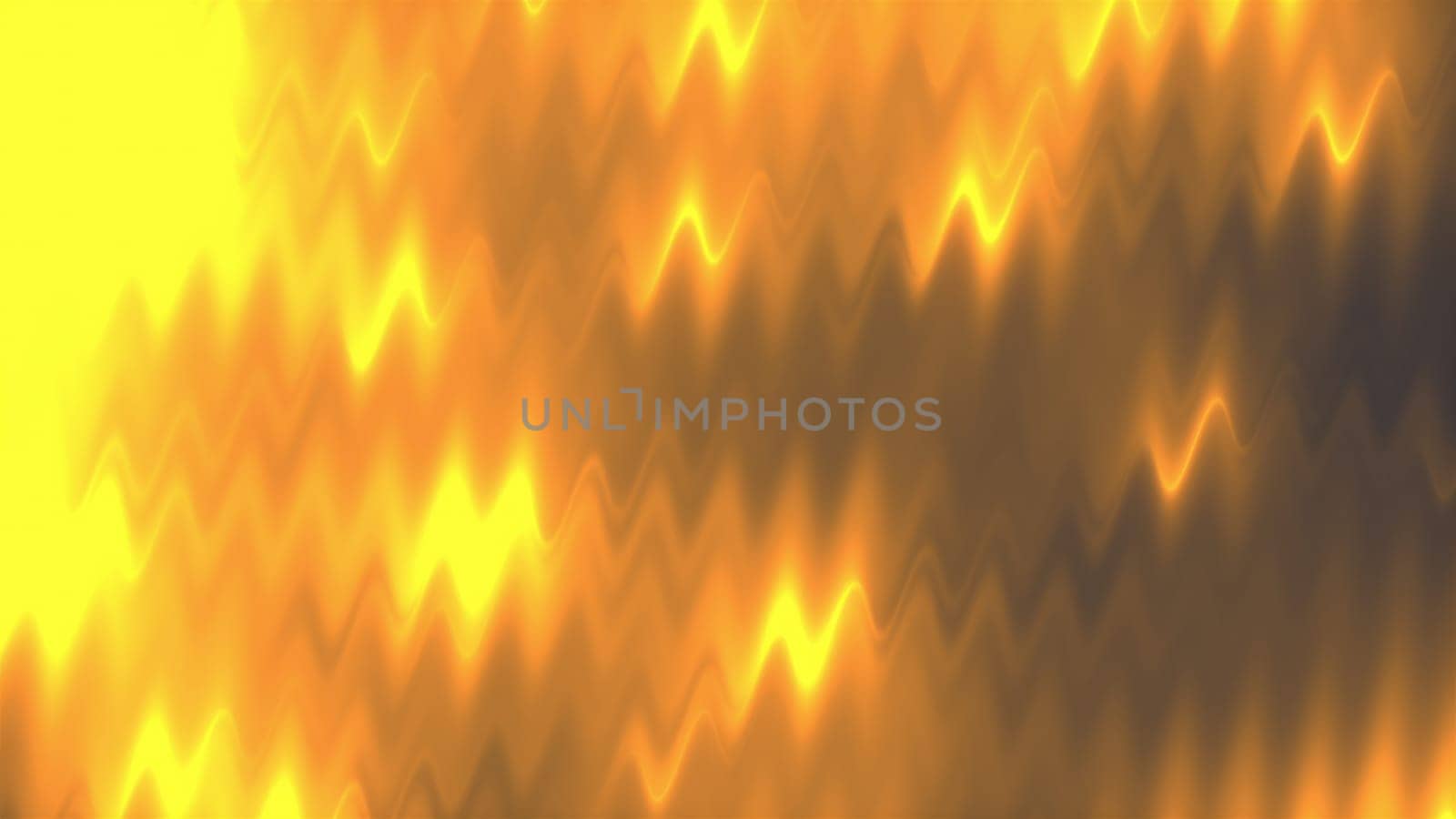 Waving neon lines. Computer generated 3d render