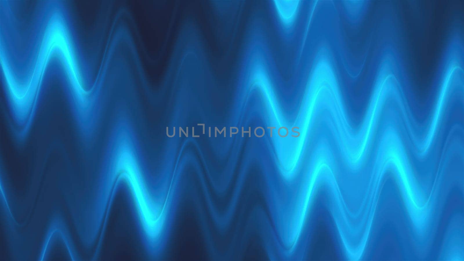 Waving neon lines. Computer generated 3d render