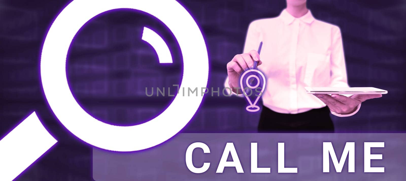 Text showing inspiration Call Me, Business overview Asking for communication by telephone to talk about something