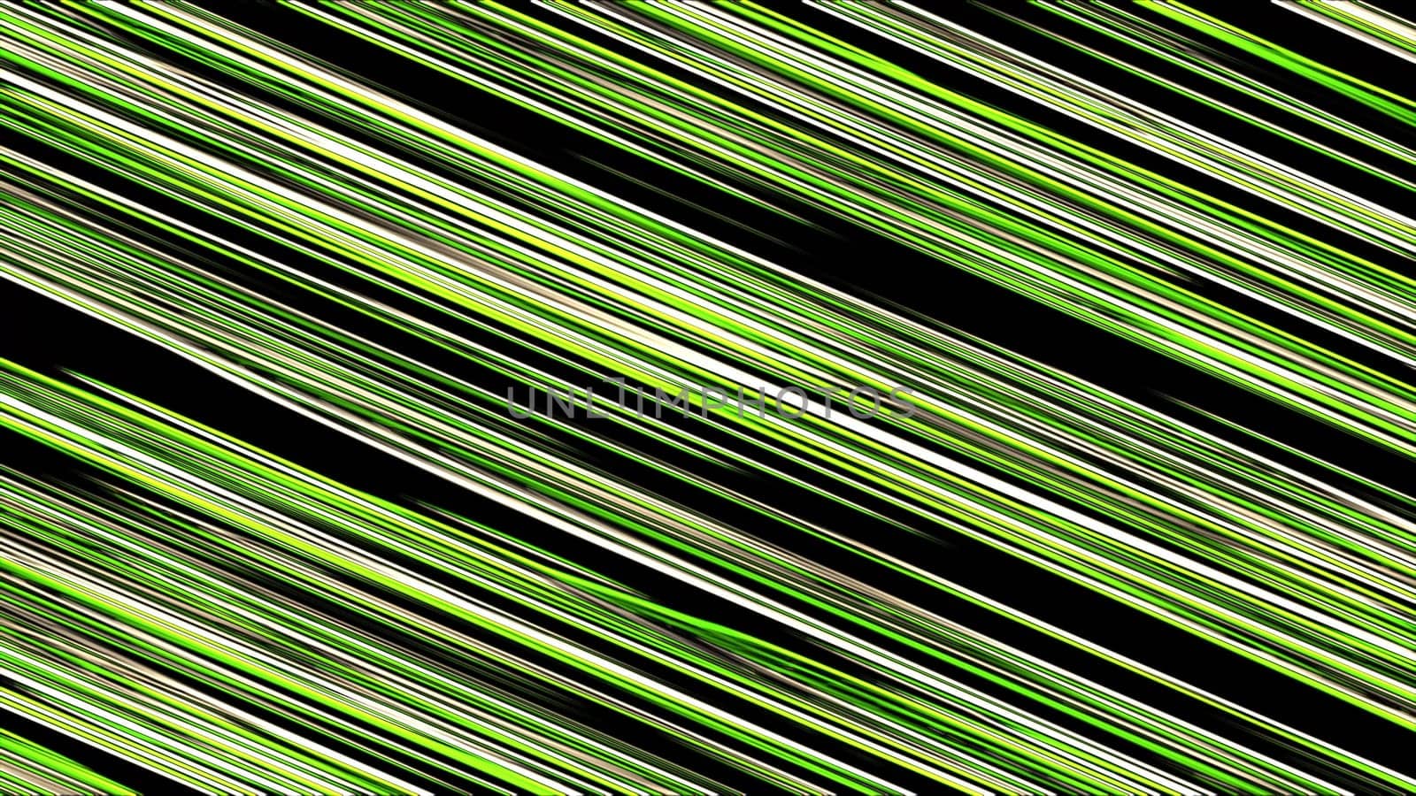 Green fractal linear pattern background. 2D layout illustration