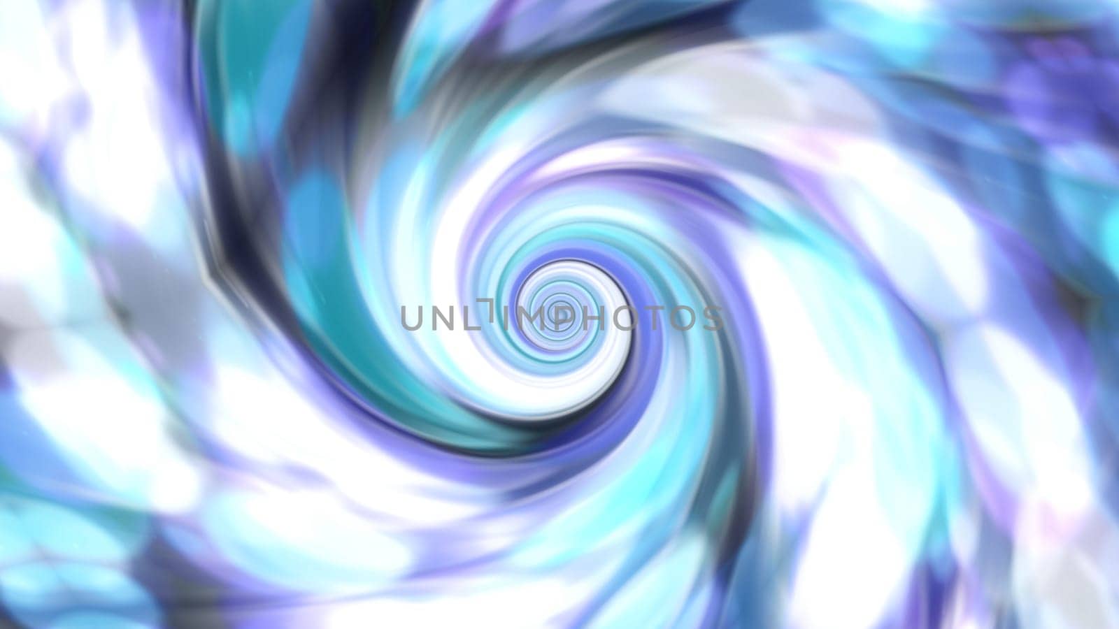 Spin of the gradient color at center. 2D layout illustration