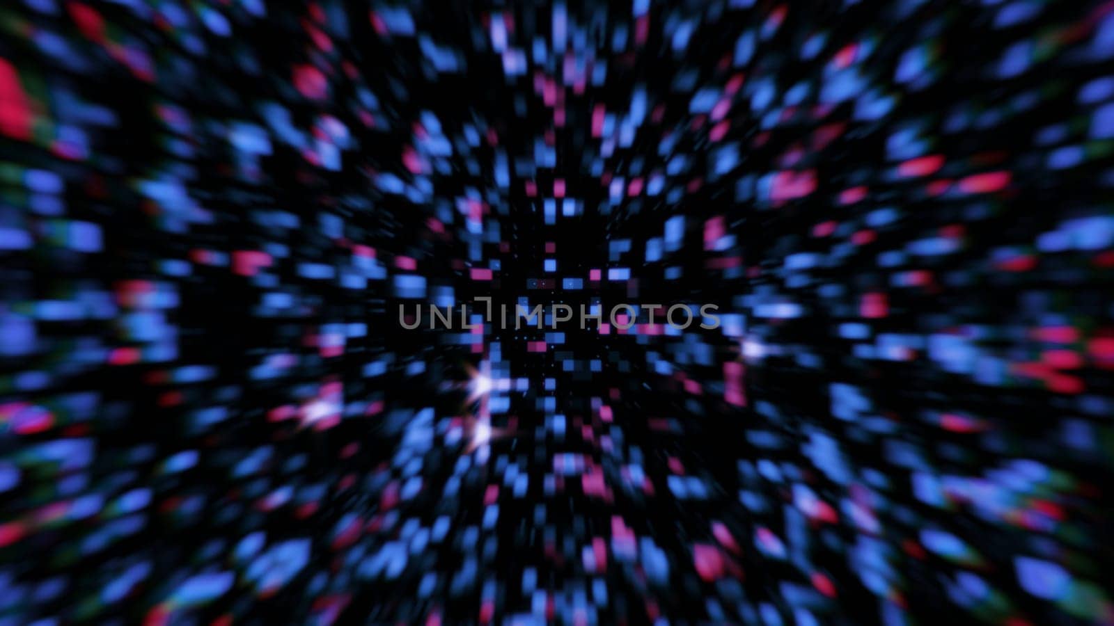 Blur soft blue and red background animation. 2D layout illustration