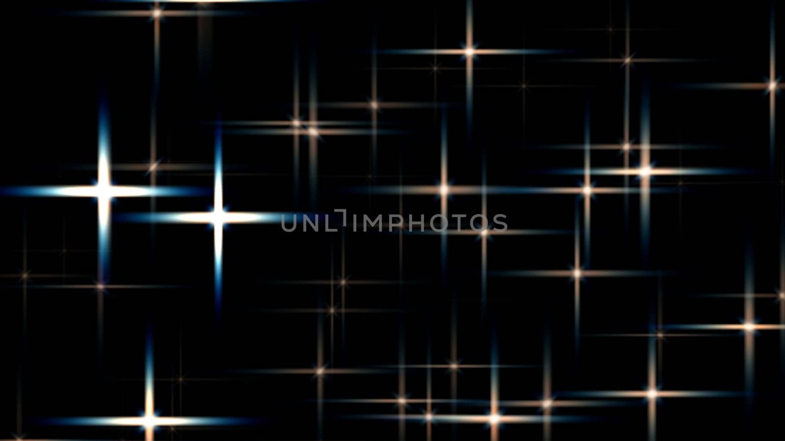 Star glittering background in dark. 2D layout illustration