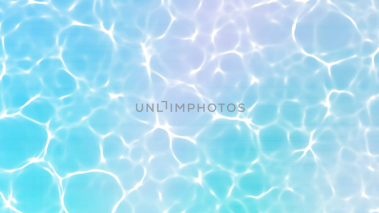 Blue wave caustic background. 2D layout illustration