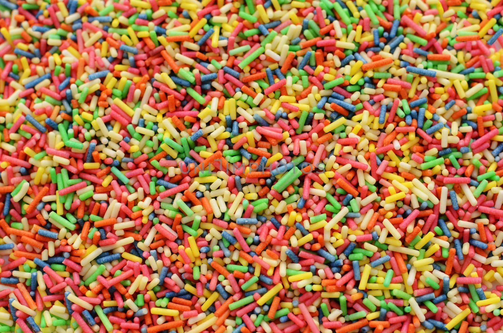 Colorful sugar sprinkles