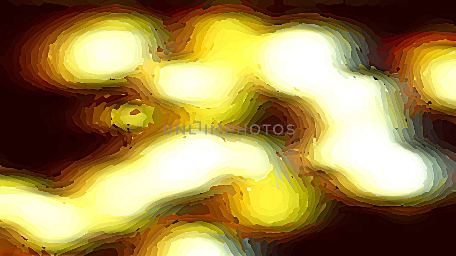 Orange painting style glow abstract background. 2D layout illustration