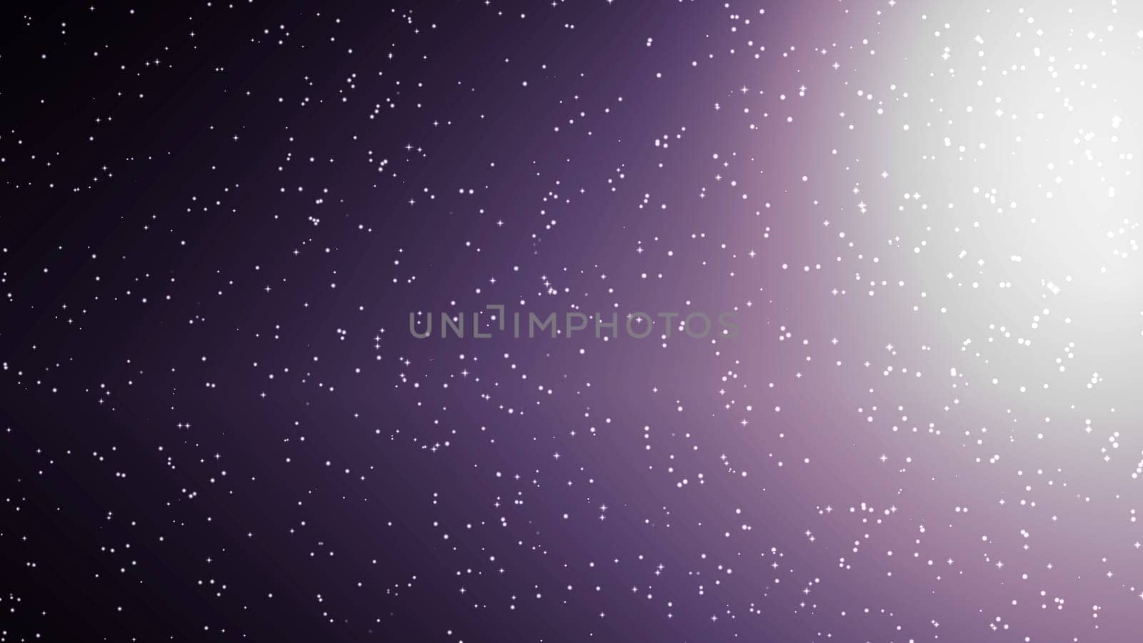 Glow purple light flare with star background. 2D layout illustration