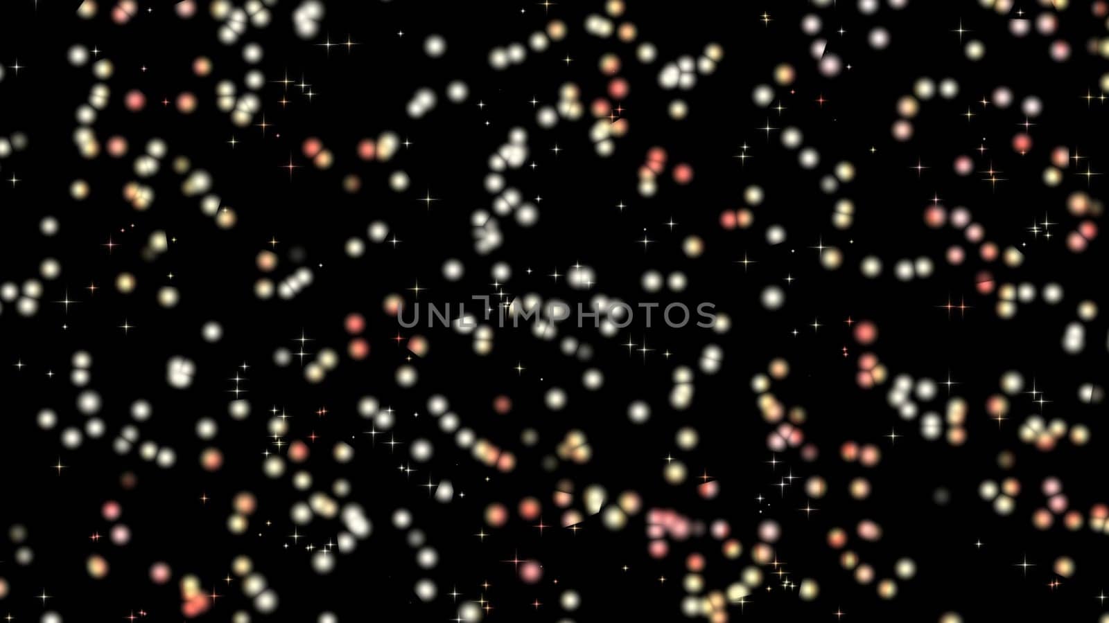 Colorful glitter and circle dot background. 2D layout illustration