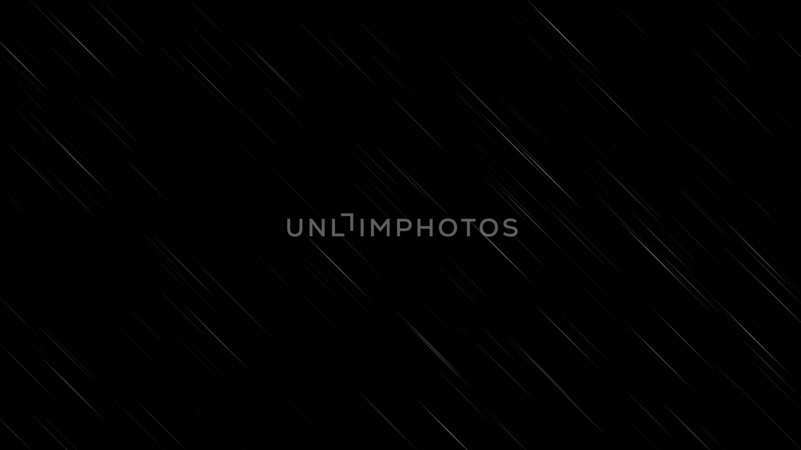 White raining in dark backrgound. 2D layout illustration