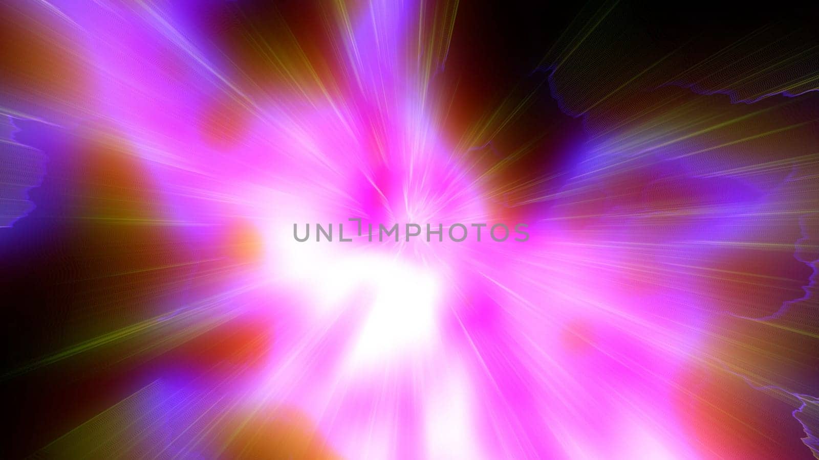 Purple energy zoom gradient background. 2D layout illustration