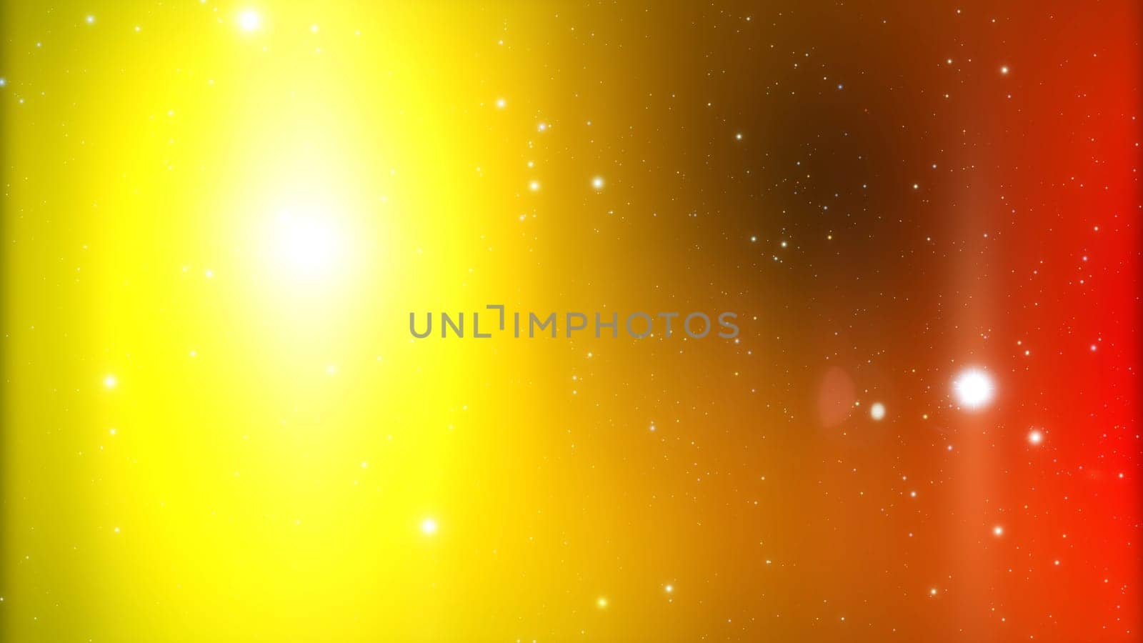 Sun light leak lens flare background. 2D layout illustration