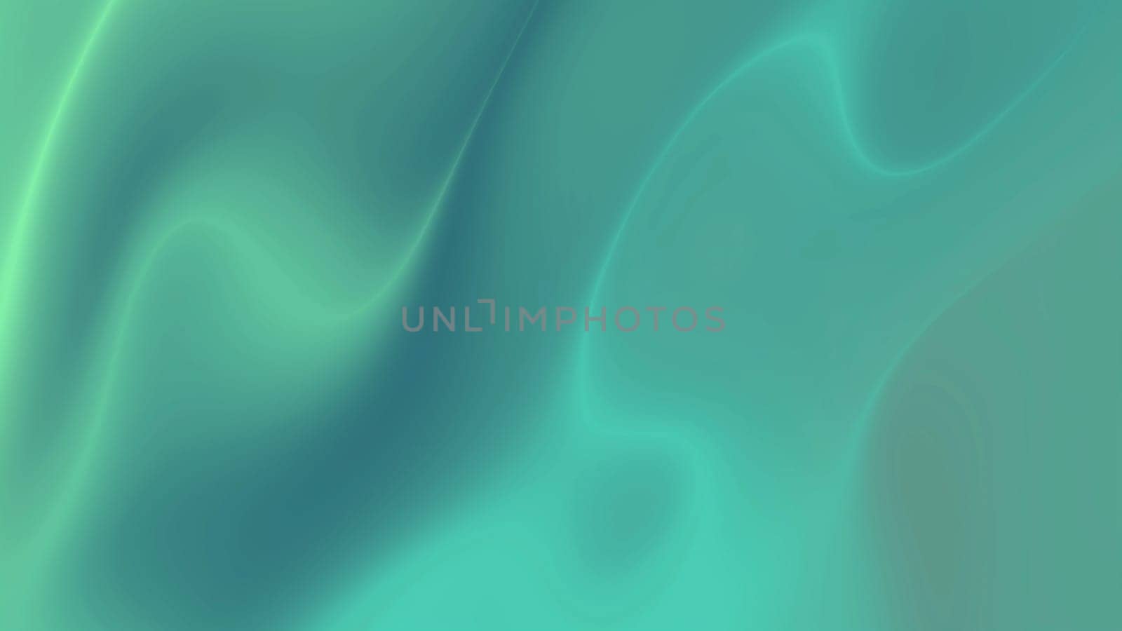 Green wavy glow pattern background. 2D layout illustration