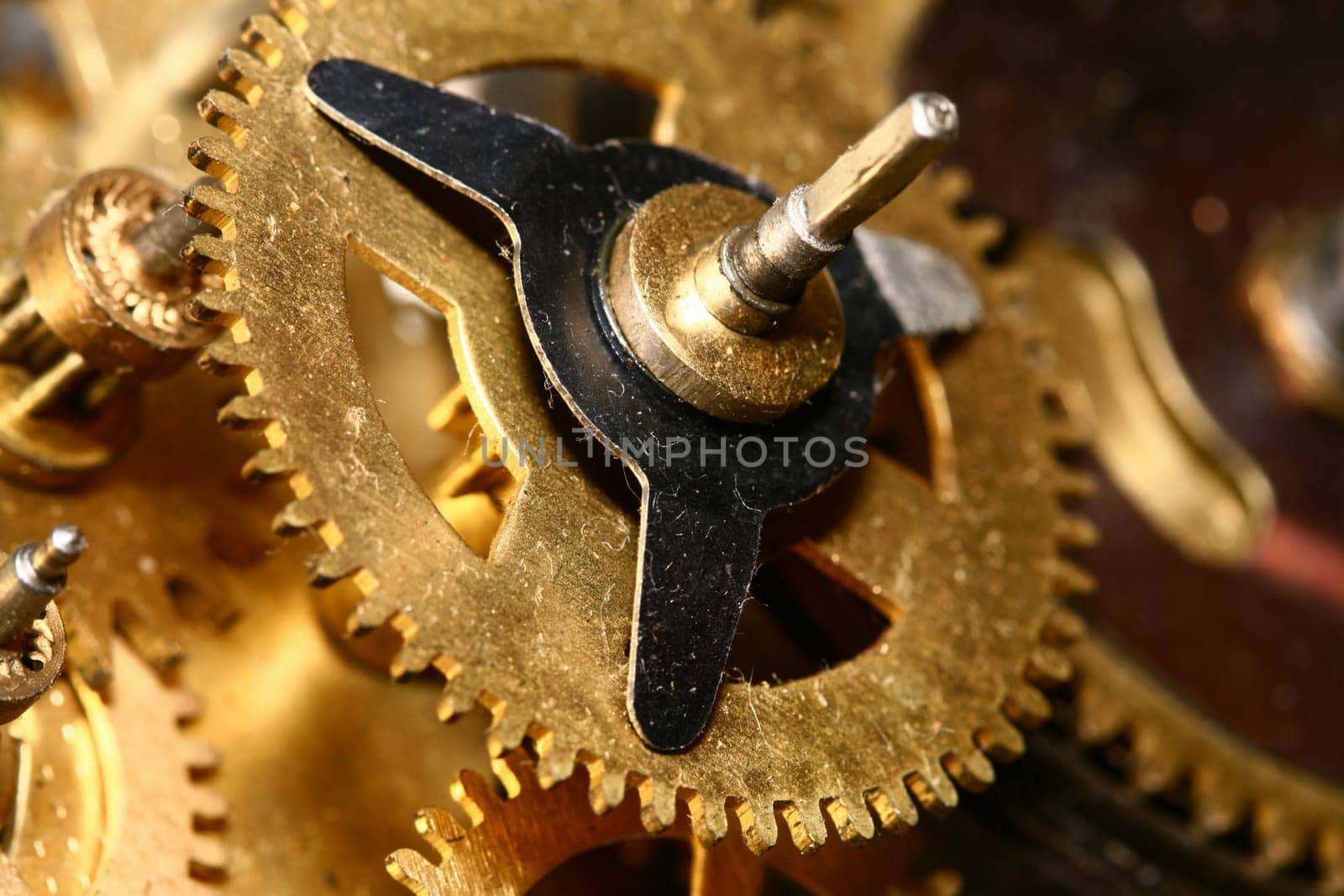 time gear inside my rare clock