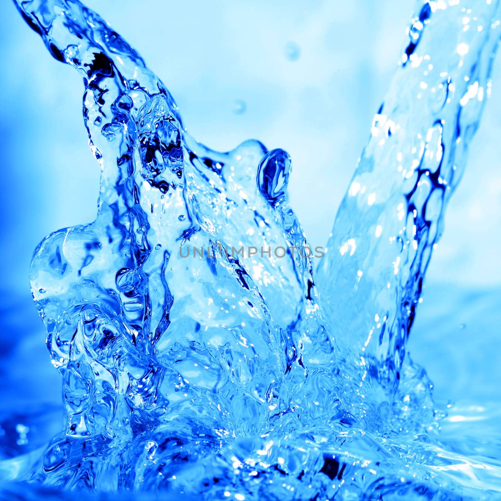 water wet splash macro close up