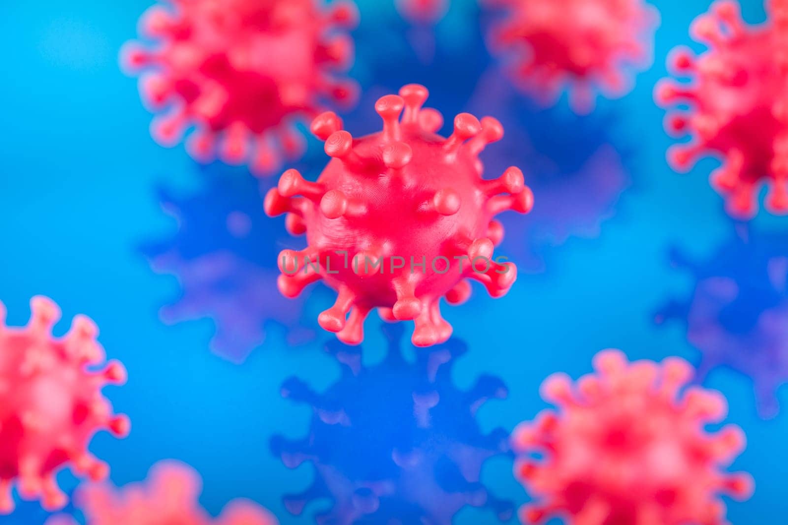 Virus close up, coronavirus concept