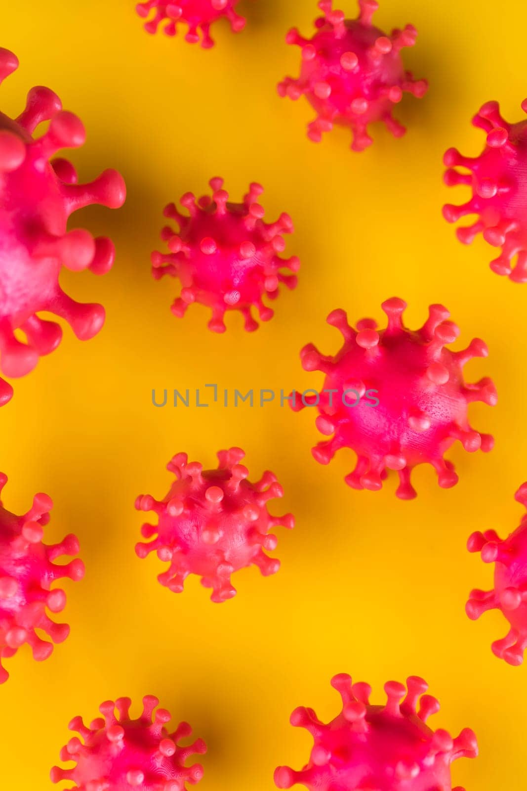 Virus cells in infected, Pandemic medical health