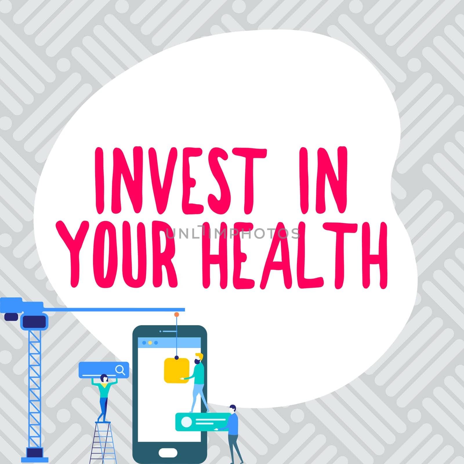Conceptual caption Invest In Your Health, Word Written on Live a Healthy Lifestyle Quality Food for Wellness
