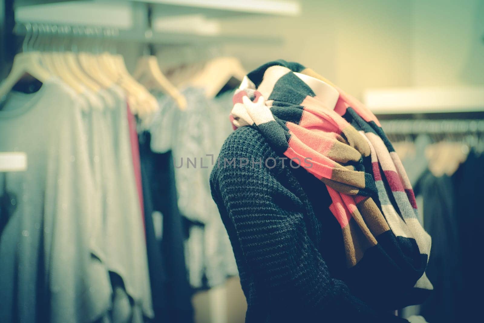 Fashion store filled with clothes for women
