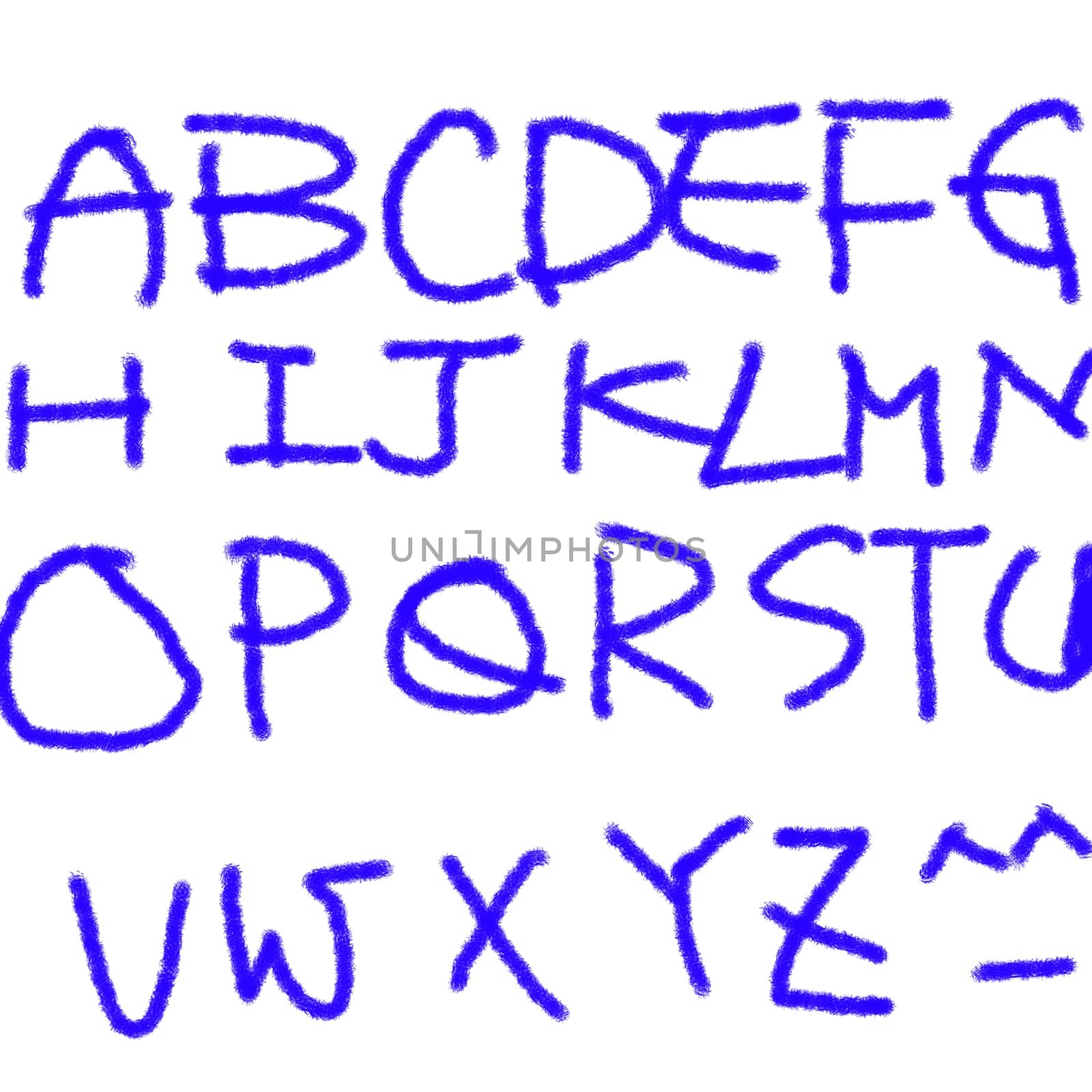 brush line alphabet for adv or others purpose use