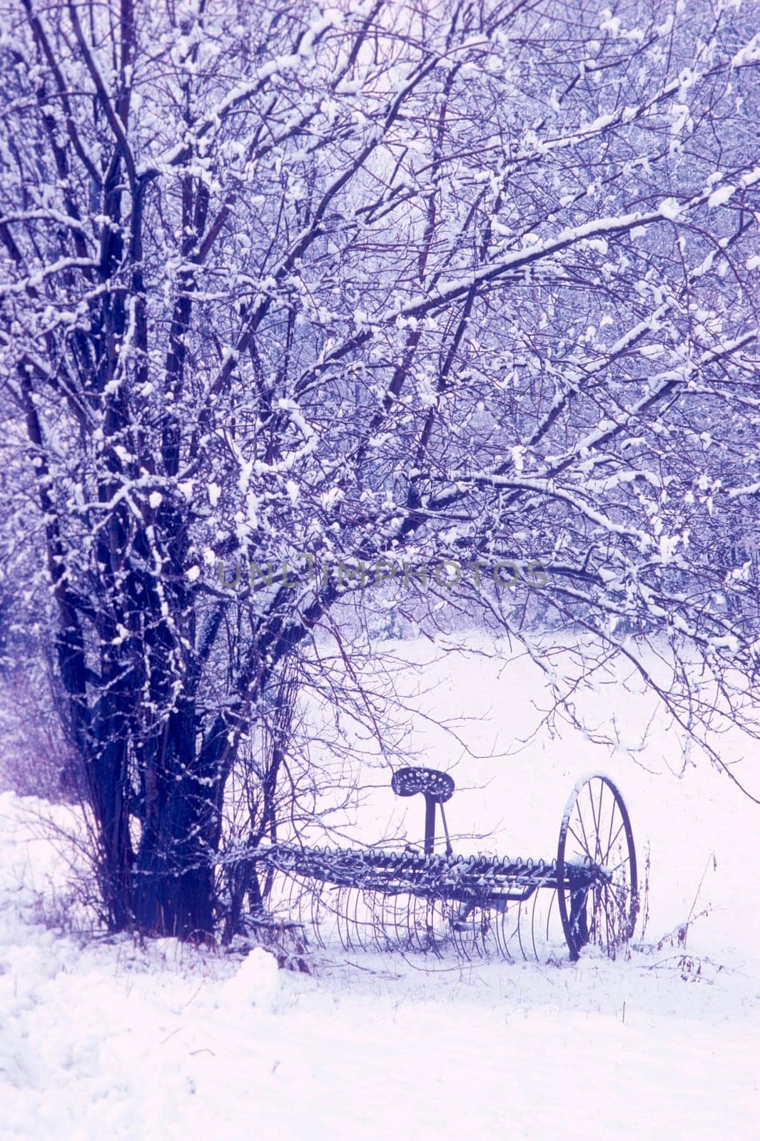 Hay rake in Underhill, VT.