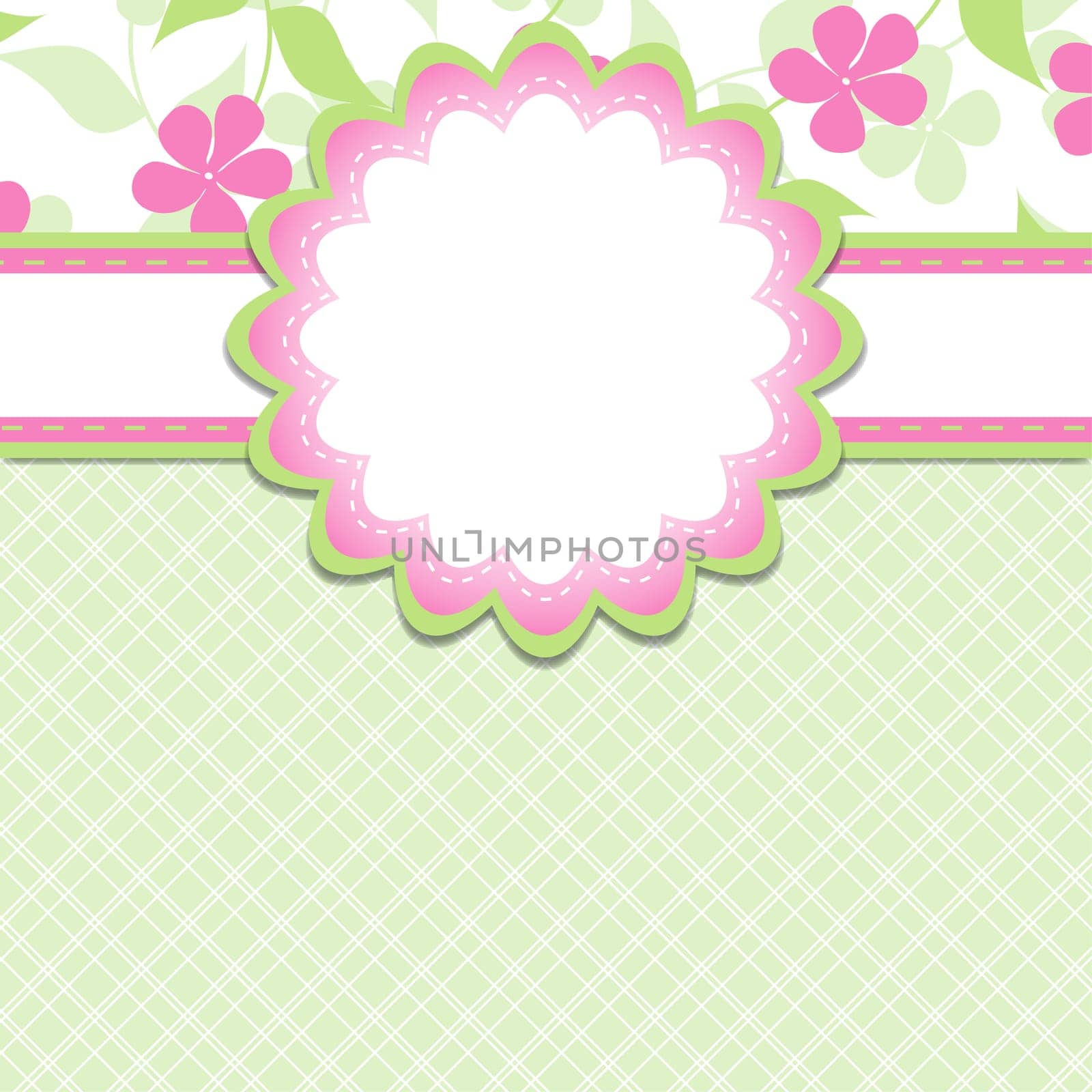 Template cards for the girl, vector illustration, eps10