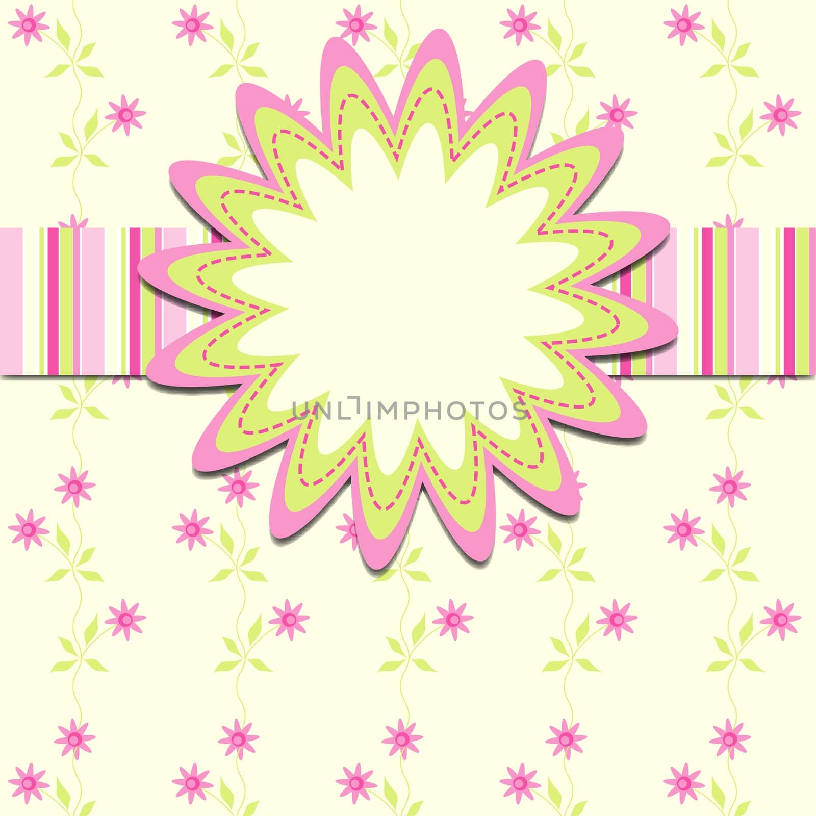 Template cards for the girl, vector illustration, eps10