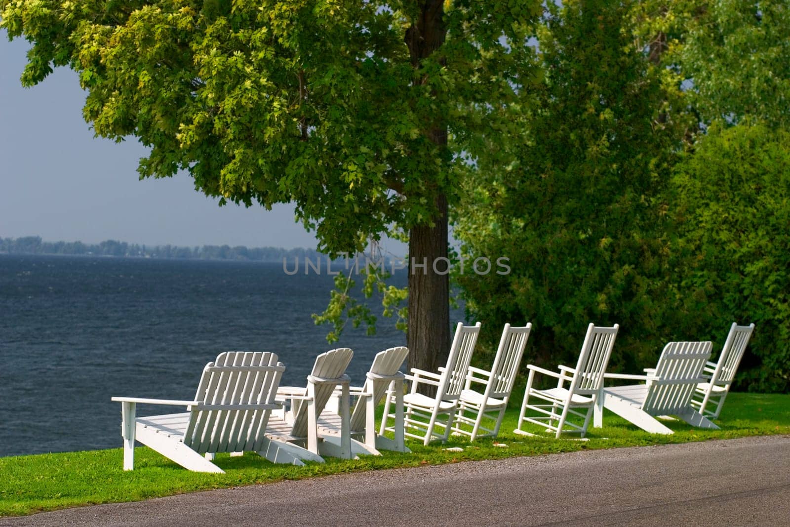 Adirondack Chairs in Isle LaMotte, VT.  Lake Champlain Islands