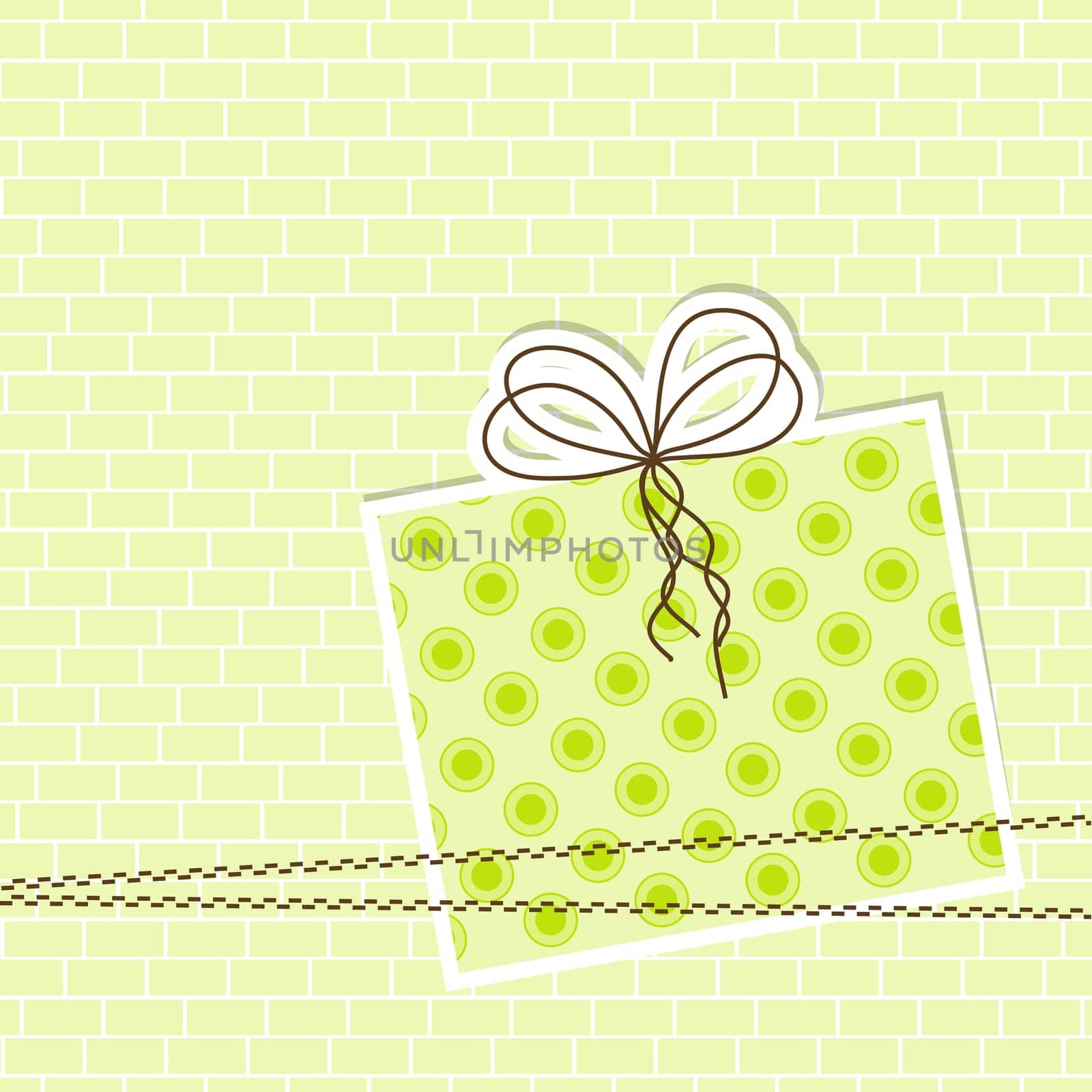 Template greeting card, vector illustration, eps10