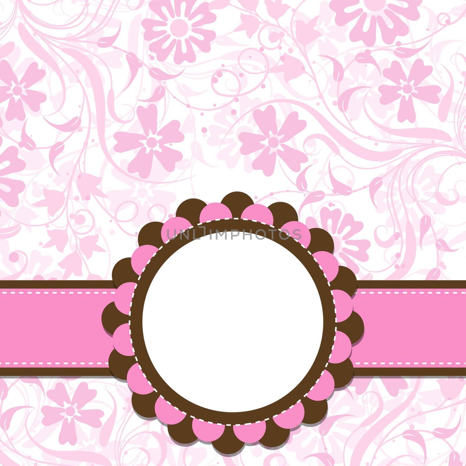 Template greeting card, vector illustration, eps10