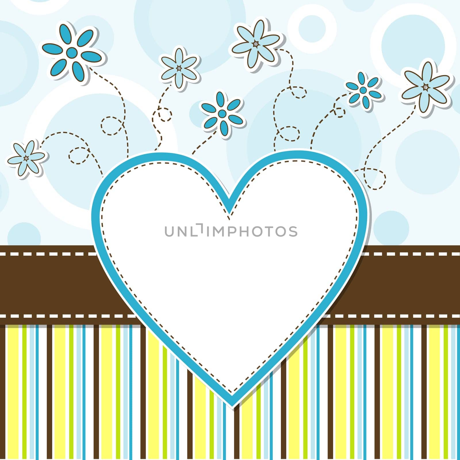 Template greeting card, vector illustration, eps10
