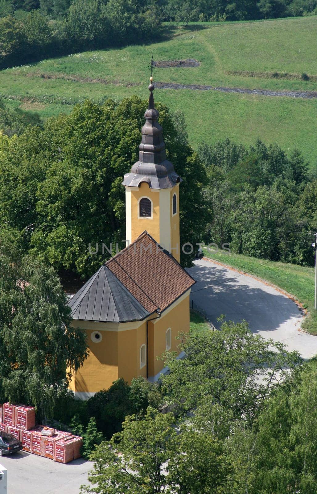Parish Church of Saints Michael and Anne in Gornje Prekrizje, Croatia