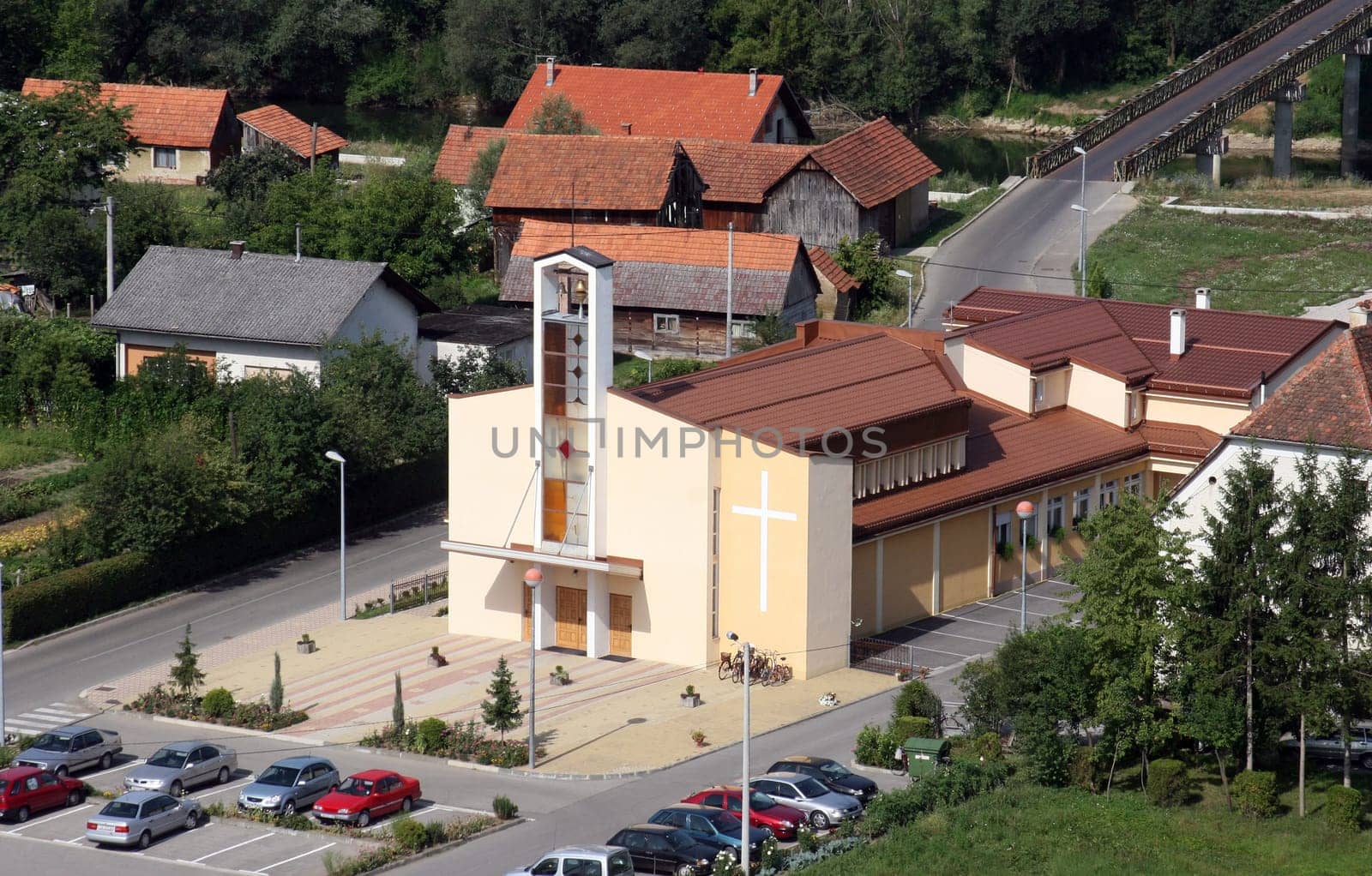 Parish Pastoral Center in Hrnetic, Karlovac, Croatia