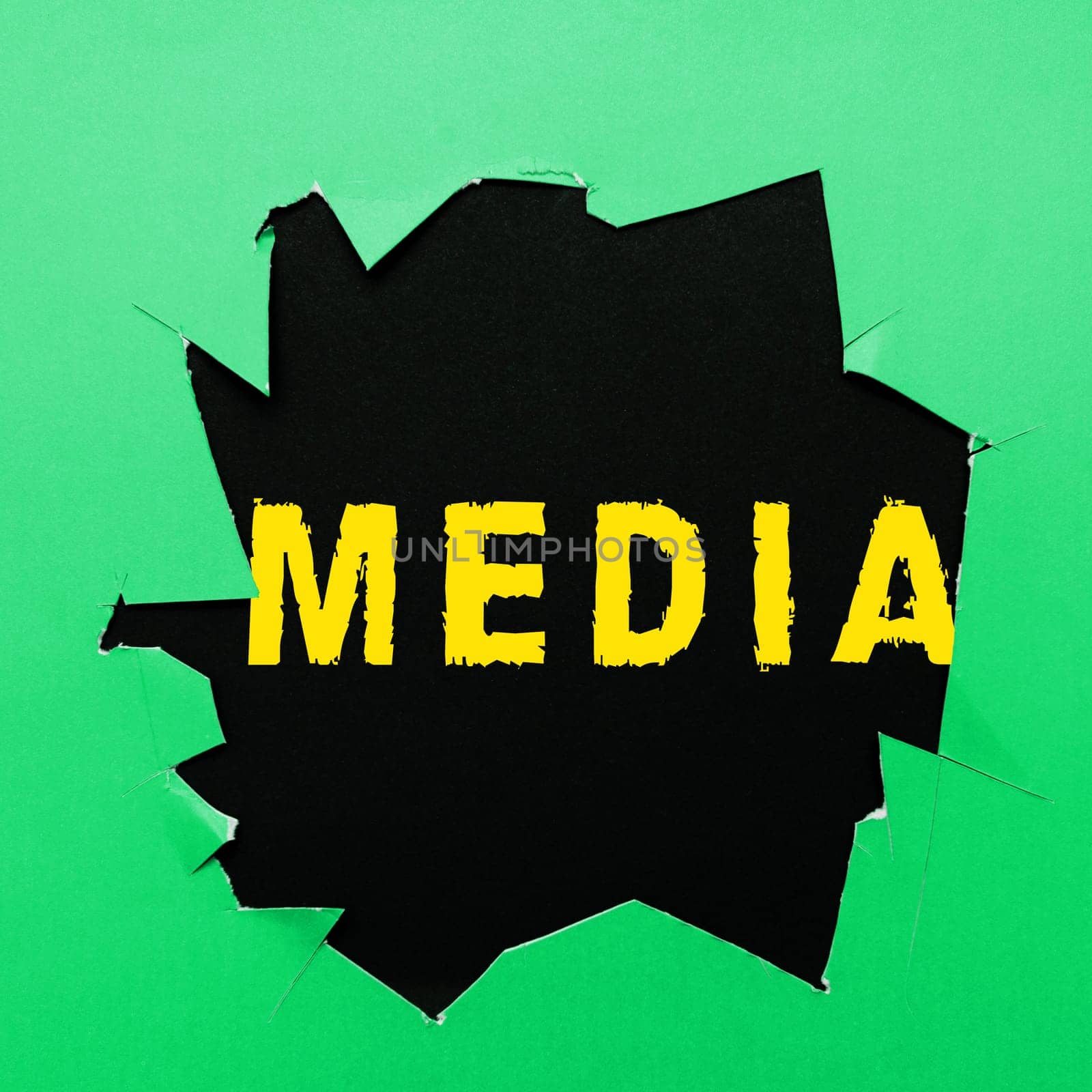 Conceptual display Media, Business approach the main means of mass communication that are regarded collectively