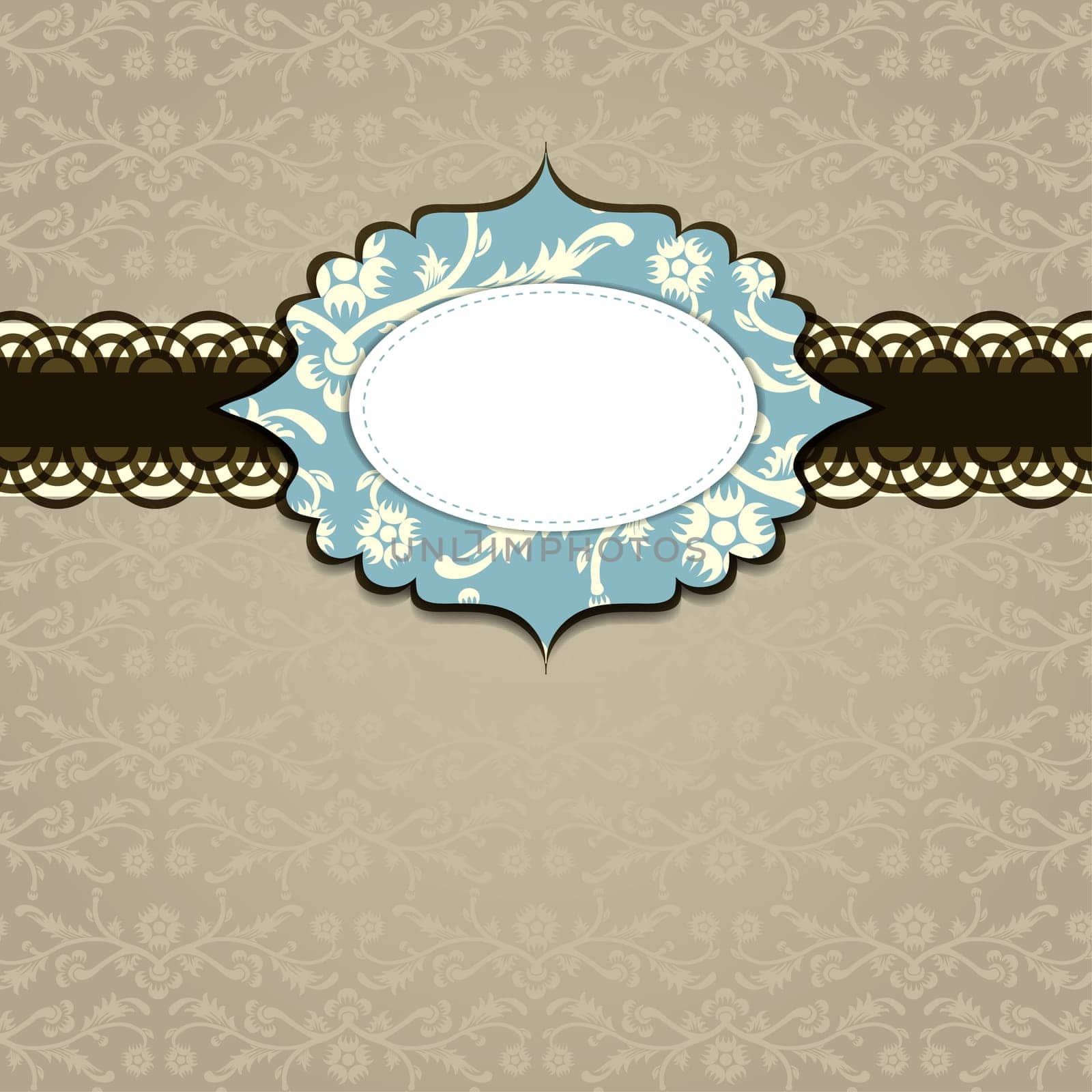 Template greeting card, vector illustration, eps10