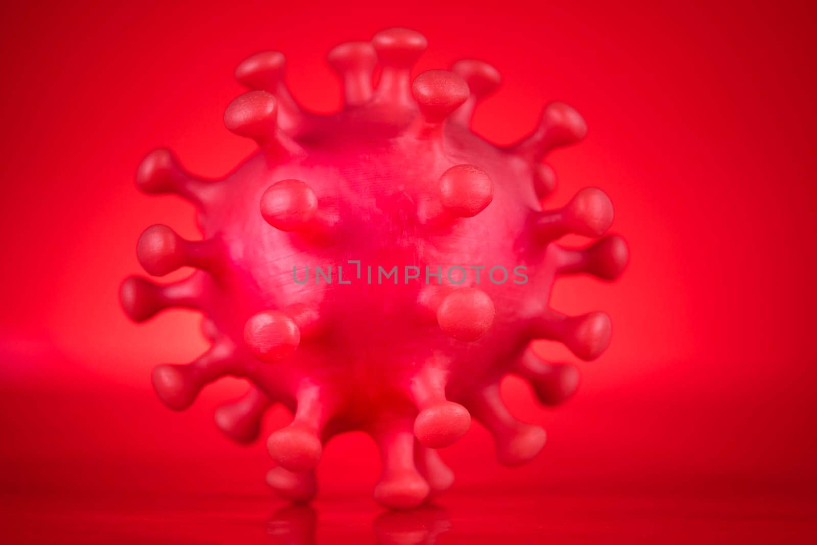 Virus cells in infected, Pandemic medical health