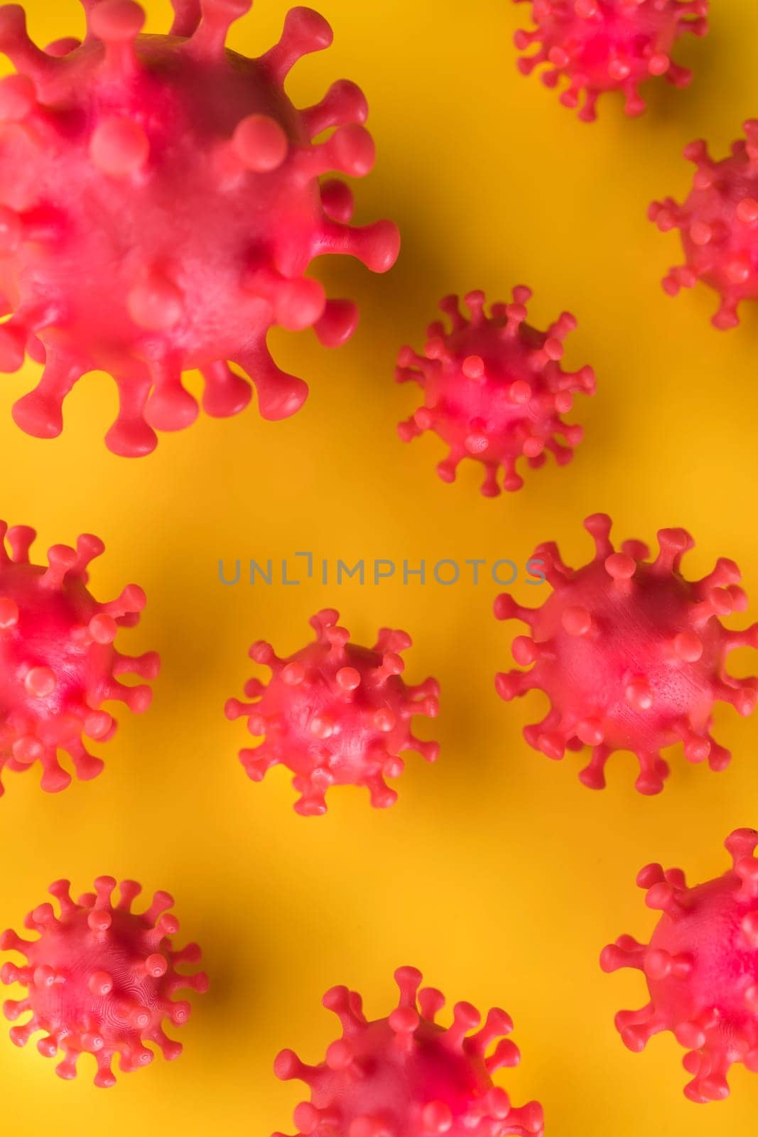 Virus close up, coronavirus concept