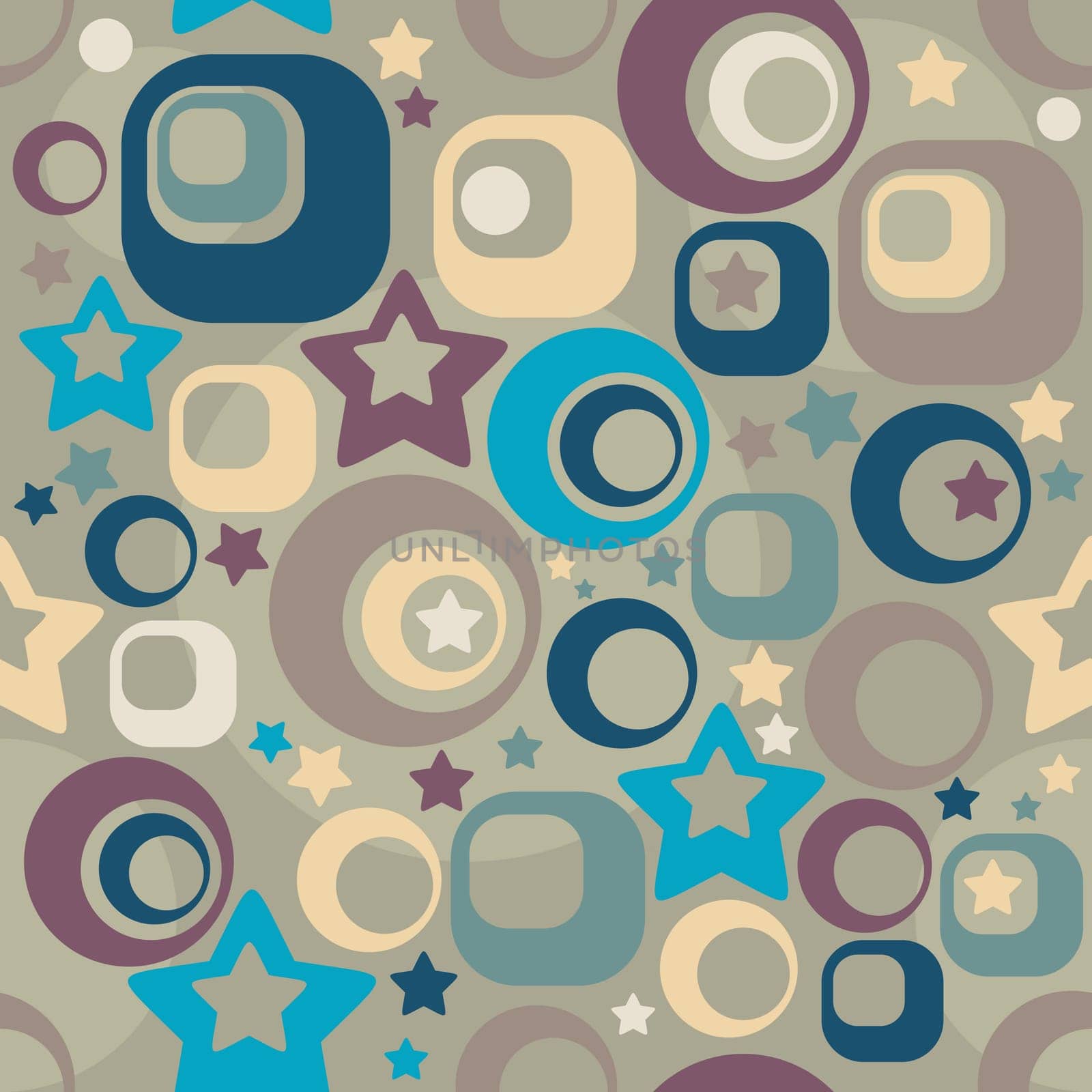 seamless retro background vector illustration