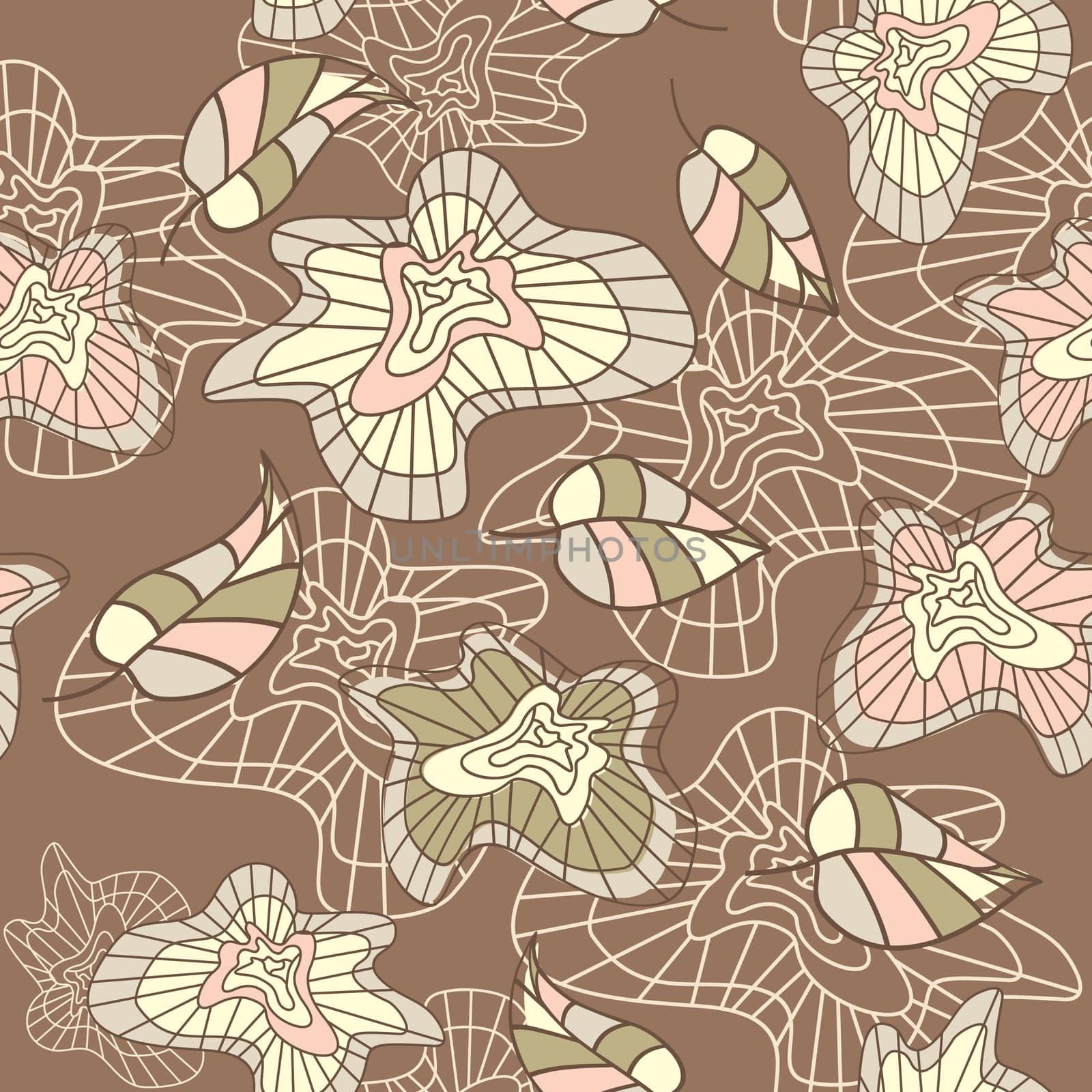 seamless floral background vector illustration