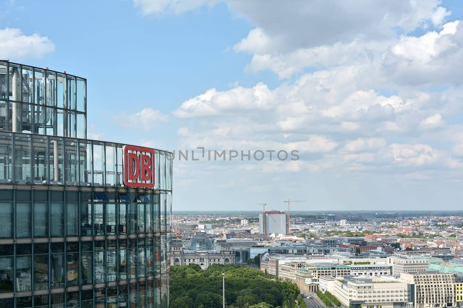 Deutsche Bahn headquarters at Potsdamer Platz in Berlin